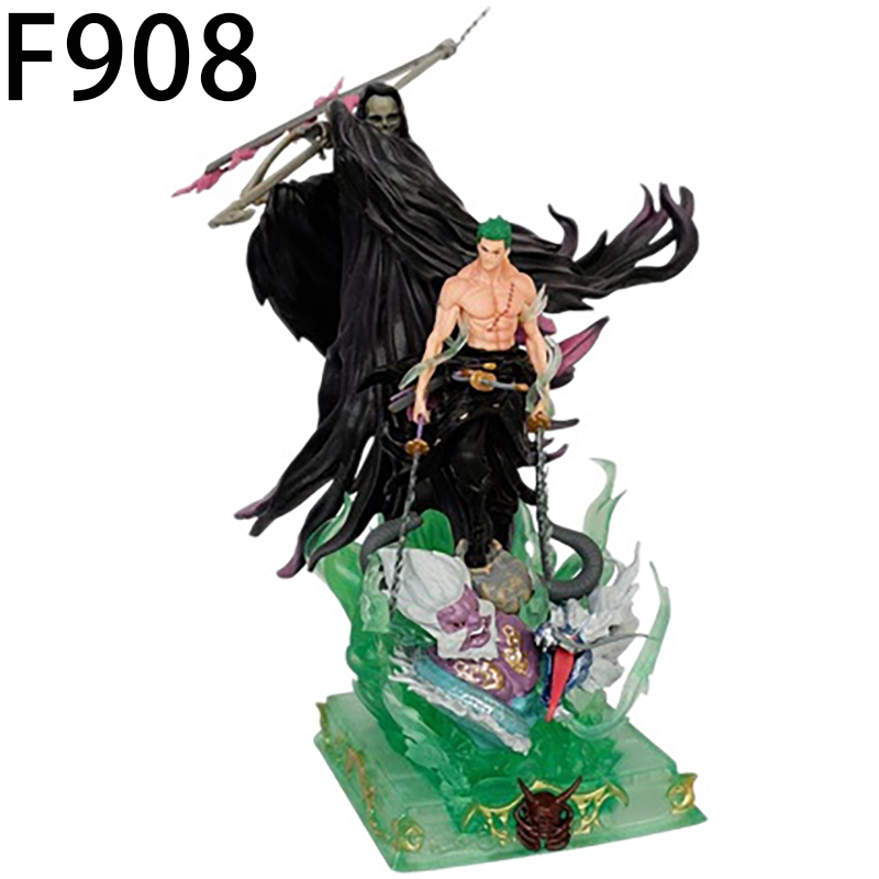 One Piece Roronoa Zoro Sabo Statue Action Figure Collection Premium Anime Model Toy Fans Collectors Decoration