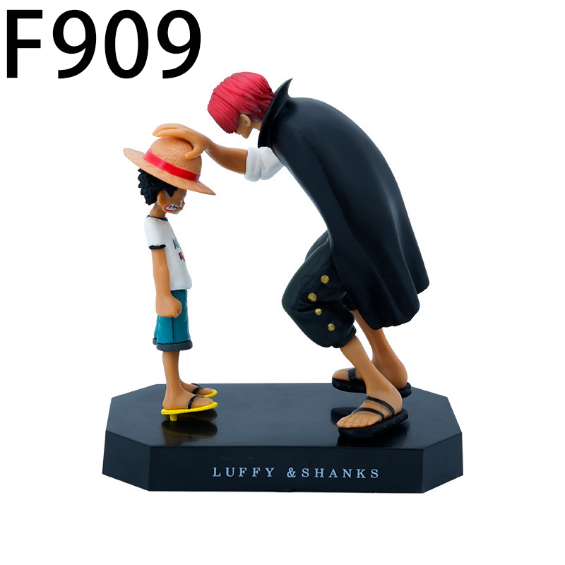 One Piece Shanks Monkey D Luffy Statue Action Figure Collection Premium Anime Model Toy Fans Collectors Decoration