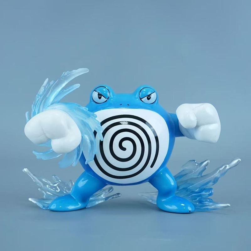 Pokemon Suicune Entei Raikou Poliwrath Statue Action Figure Collection Premium Anime Model Toy Fans Collectors Decoration