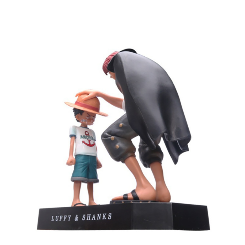 One Piece Shanks Monkey D Luffy Statue Action Figure Collection Premium Anime Model Toy Fans Collectors Decoration