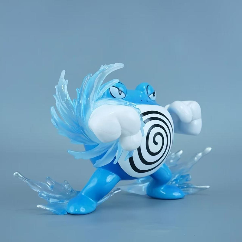 Pokemon Suicune Entei Raikou Poliwrath Statue Action Figure Collection Premium Anime Model Toy Fans Collectors Decoration