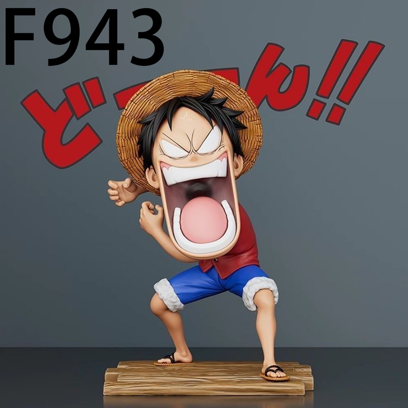 One Piece Luffy Sanji Zoro Statue Action Figure Hungry Version Collection Premium Anime Model Toy Fans Collectors Decoration