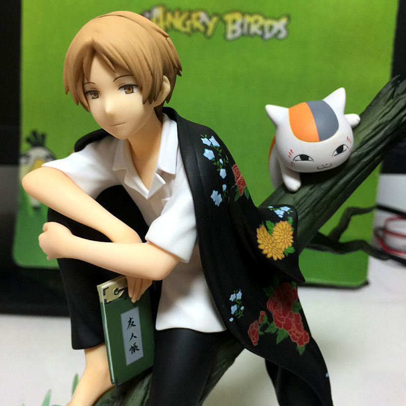 Natsume's Book of Friends Natsume Takashi Little Fox Statue Action Figure Collection Premium Anime Model Toy Fans Collectors Decoration