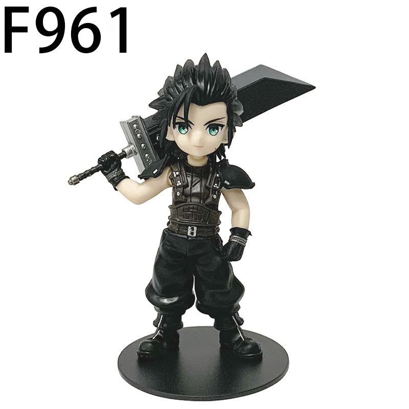 Final Fantasy VII Rebirth Tifa Aerith Cloud Zack Statue Action Figure Collection Premium Anime Model Toy Fans Collectors Decoration