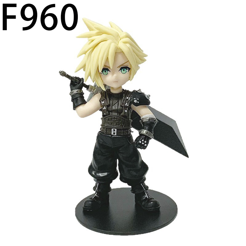 Final Fantasy VII Rebirth Tifa Aerith Cloud Zack Statue Action Figure Collection Premium Anime Model Toy Fans Collectors Decoration