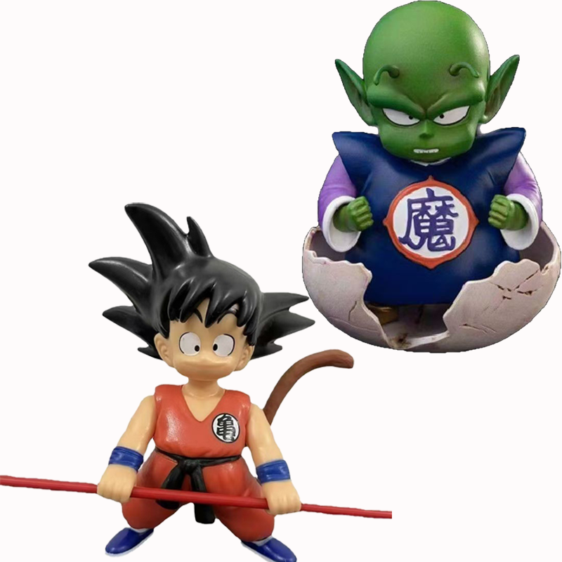 Dragon Ball Kid Goku Piccolo Statue Action Figure Collection Premium Anime Model Toy Fans Collectors Decoration