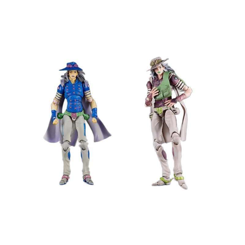 JoJo's Bizarre Adventure Gyro Zeppeli Funny Valentine Crazy Diamond Statue Action Figure Collection Premium Anime Model Toy Fans