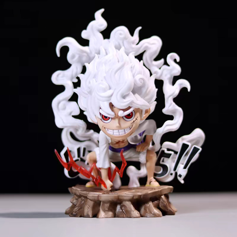 One Piece Roronoa Zoro Nika Luffy Statue Action Figure Collection Premium Anime Model Toy Fans Collectors Decoration