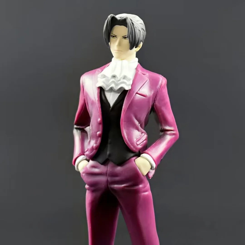Ace Attorney Miles Edgeworth Statue Action Figure Collection Premium Anime Model Toy Fans Collectors Decoration