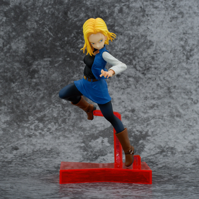 Dragon Ball Android 17 Android 18 Statue Action Figure Collection Premium Anime Model Toy Fans Collectors Decoration