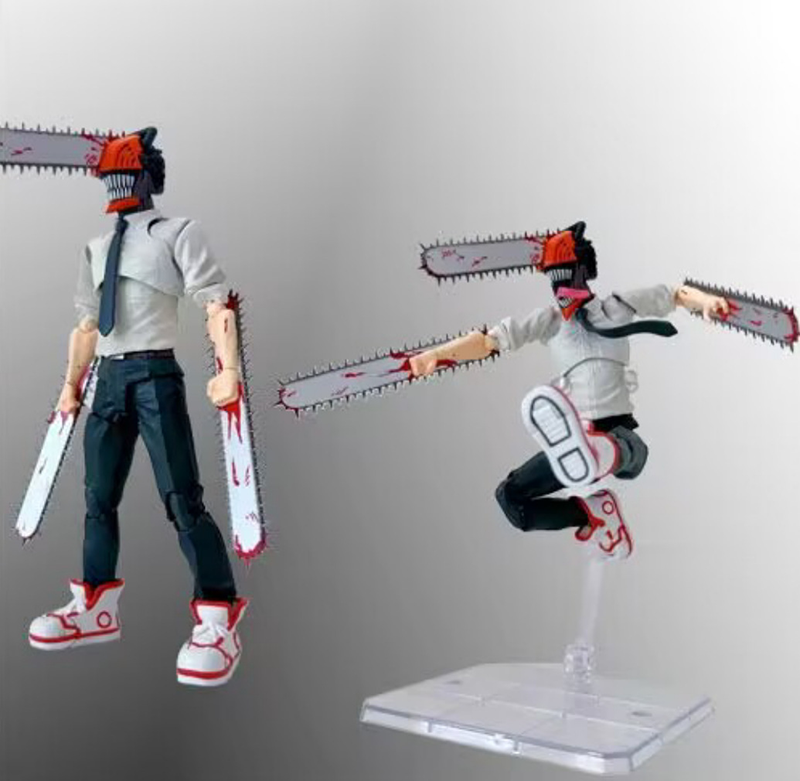 Chainsaw Man Statue Action Figure Collection Premium Anime Model Toy Fans Collectors Decoration