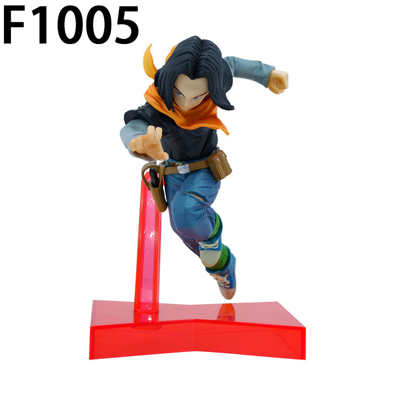 Dragon Ball Android 17 Android 18 Statue Action Figure Collection Premium Anime Model Toy Fans Collectors Decoration