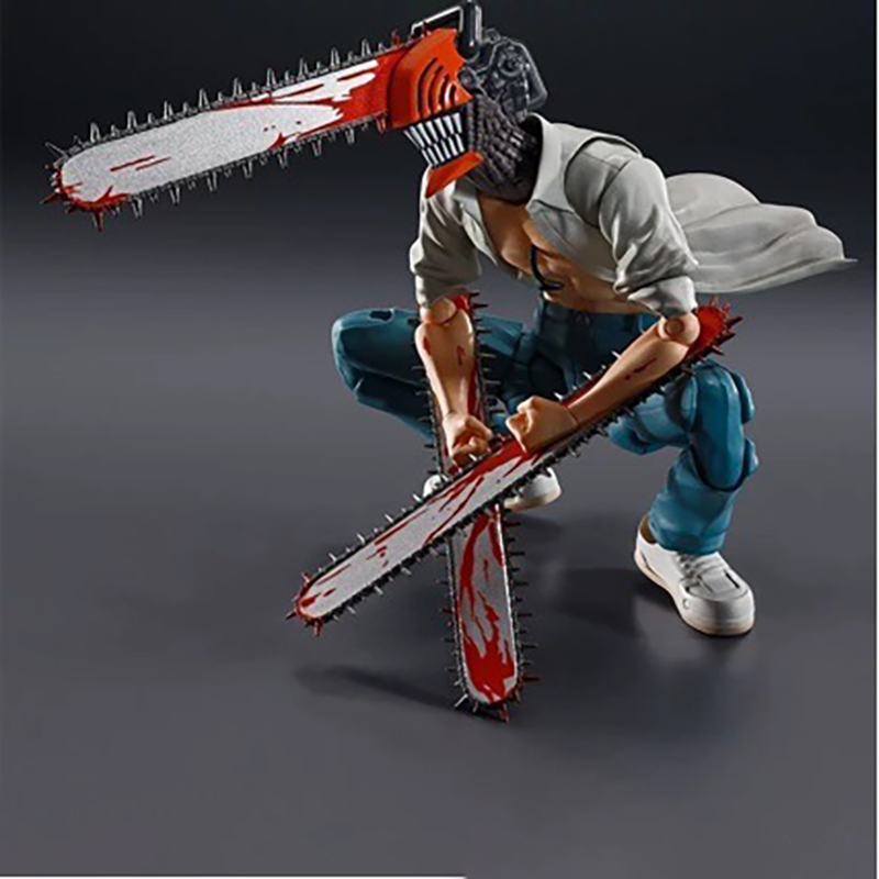 Chainsaw Man Statue Action Figure Collection Premium Anime Model Toy Fans Collectors Decoration