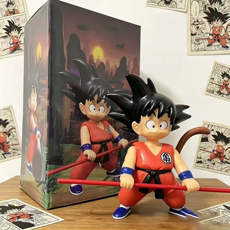 Dragon Ball Kid Goku Piccolo Statue Action Figure Collection Premium Anime Model Toy Fans Collectors Decoration