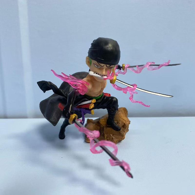 One Piece Roronoa Zoro Nika Luffy Statue Action Figure Collection Premium Anime Model Toy Fans Collectors Decoration