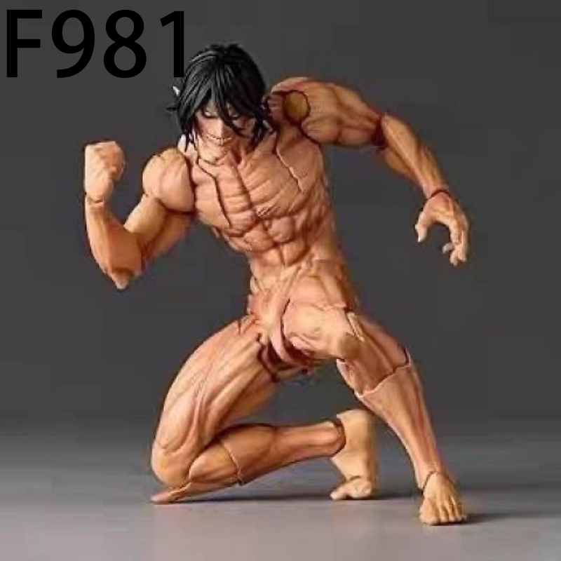 Attack on Titan Female Titan Eren Yeager Levi Ackerman Statue Action Figure Collection Premium Anime Model Toy Fans Collectors Decoration
