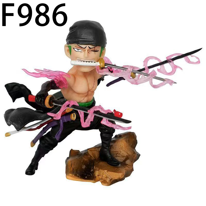 One Piece Roronoa Zoro Nika Luffy Statue Action Figure Collection Premium Anime Model Toy Fans Collectors Decoration