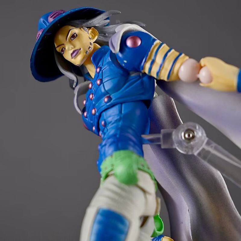 JoJo's Bizarre Adventure Gyro Zeppeli Funny Valentine Crazy Diamond Statue Action Figure Collection Premium Anime Model Toy Fans