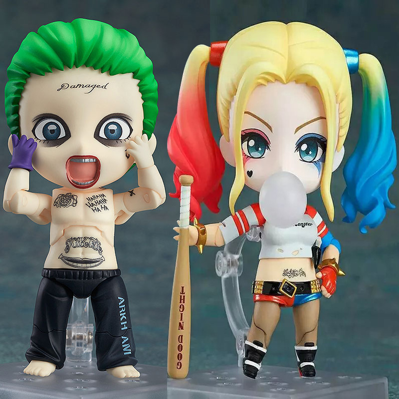 Suicide Squad Joker Harley Quinn Statue Action Figure Collection Premium Movie Model Toy Fans Collectors Decoration ﻿