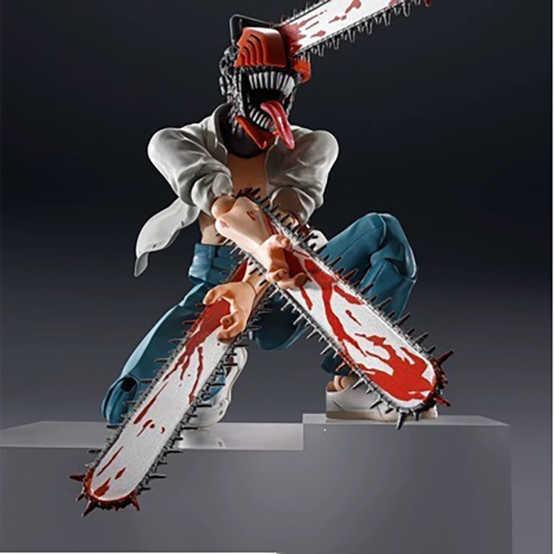 Chainsaw Man Statue Action Figure Collection Premium Anime Model Toy Fans Collectors Decoration