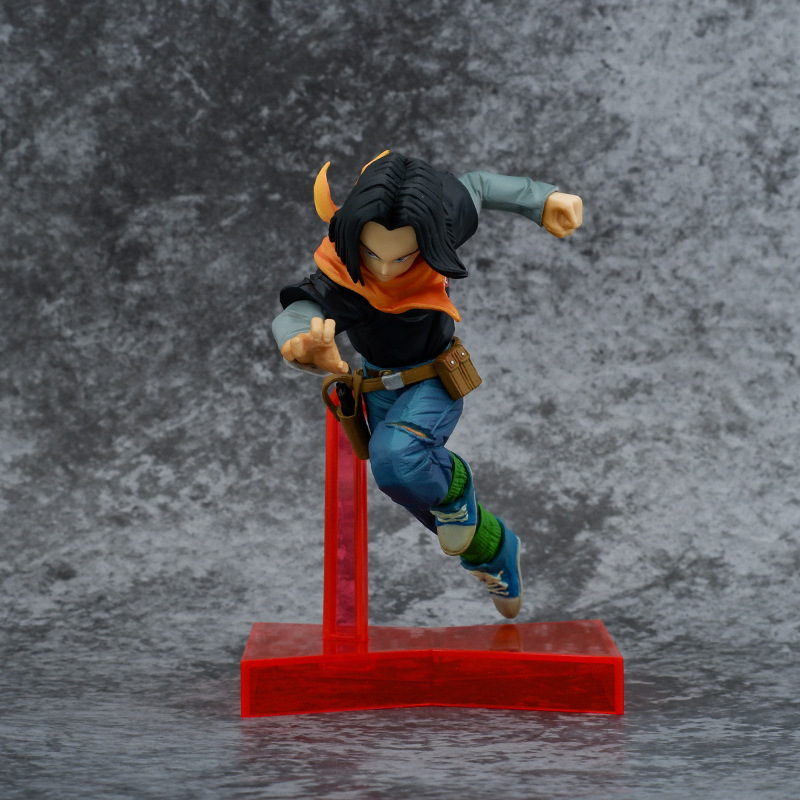 Dragon Ball Android 17 Android 18 Statue Action Figure Collection Premium Anime Model Toy Fans Collectors Decoration