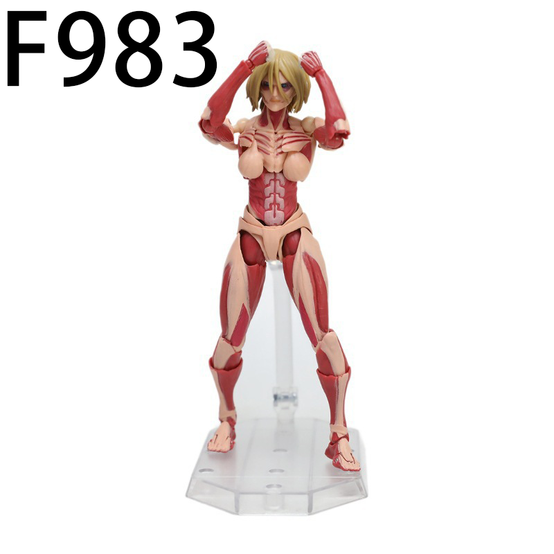 Attack on Titan Female Titan Eren Yeager Levi Ackerman Statue Action Figure Collection Premium Anime Model Toy Fans Collectors Decoration