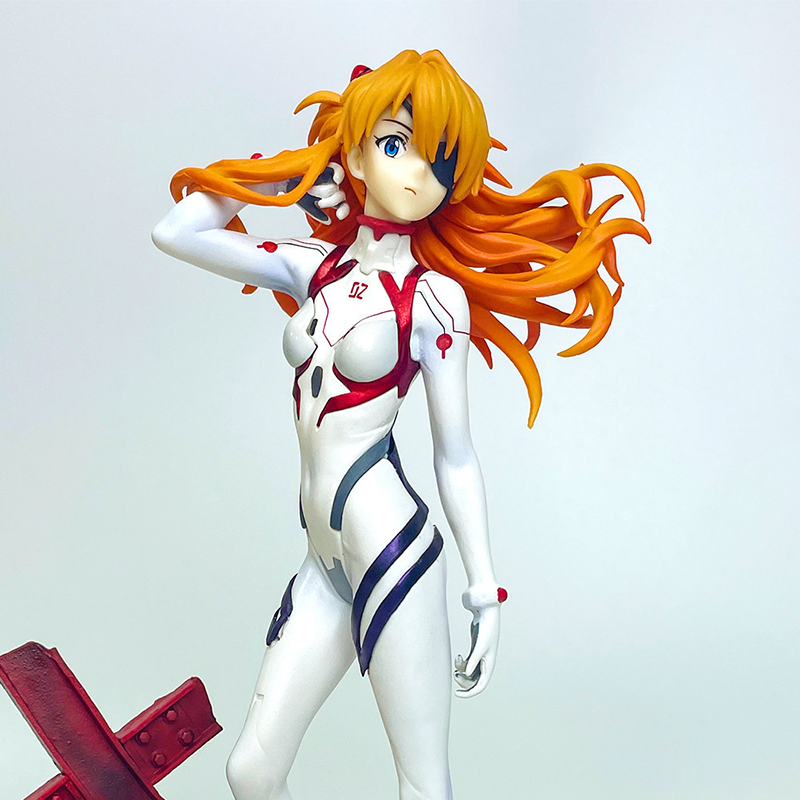 Neon Genesis Evangelion Asuka Langley Statue Action Figure Collection Premium Anime Model Toy Fans Collectors Decoration