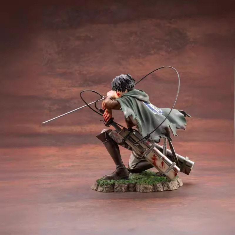 Attack on Titan Levi Ackerman Statue Action Figure Collection Premium Anime Model Toy Fans Collectors Decoration