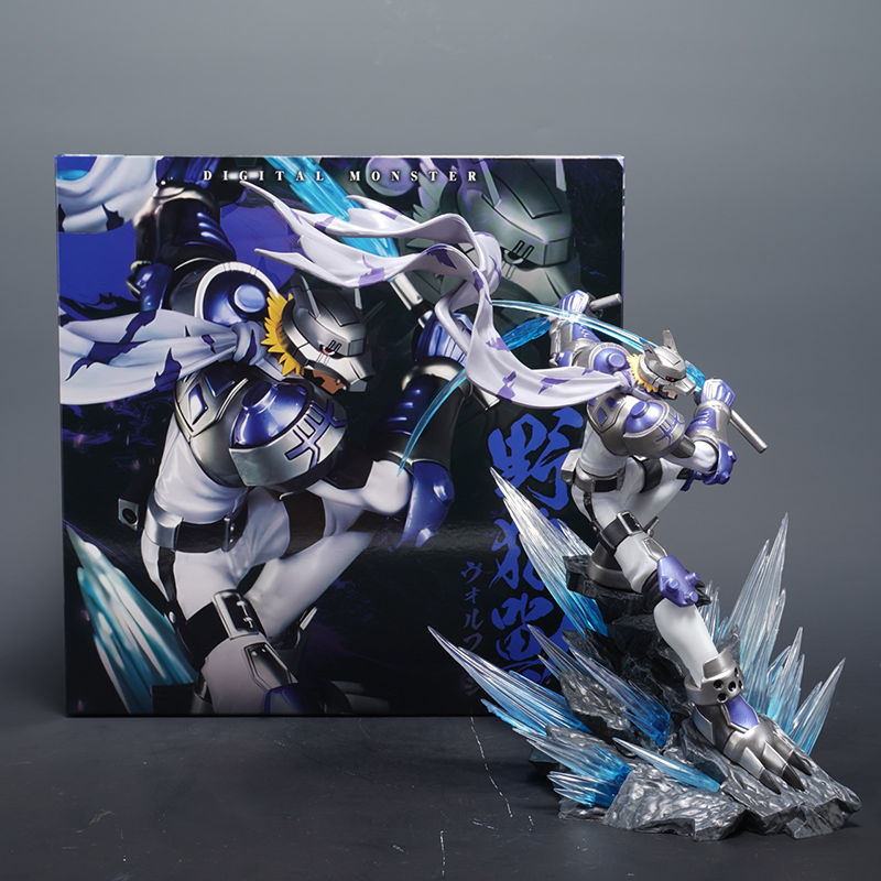 Digimon Agunimon Lobomon Fairymon Statue Action Figure Collection Premium Anime Model Toy Fans Collectors Decoration