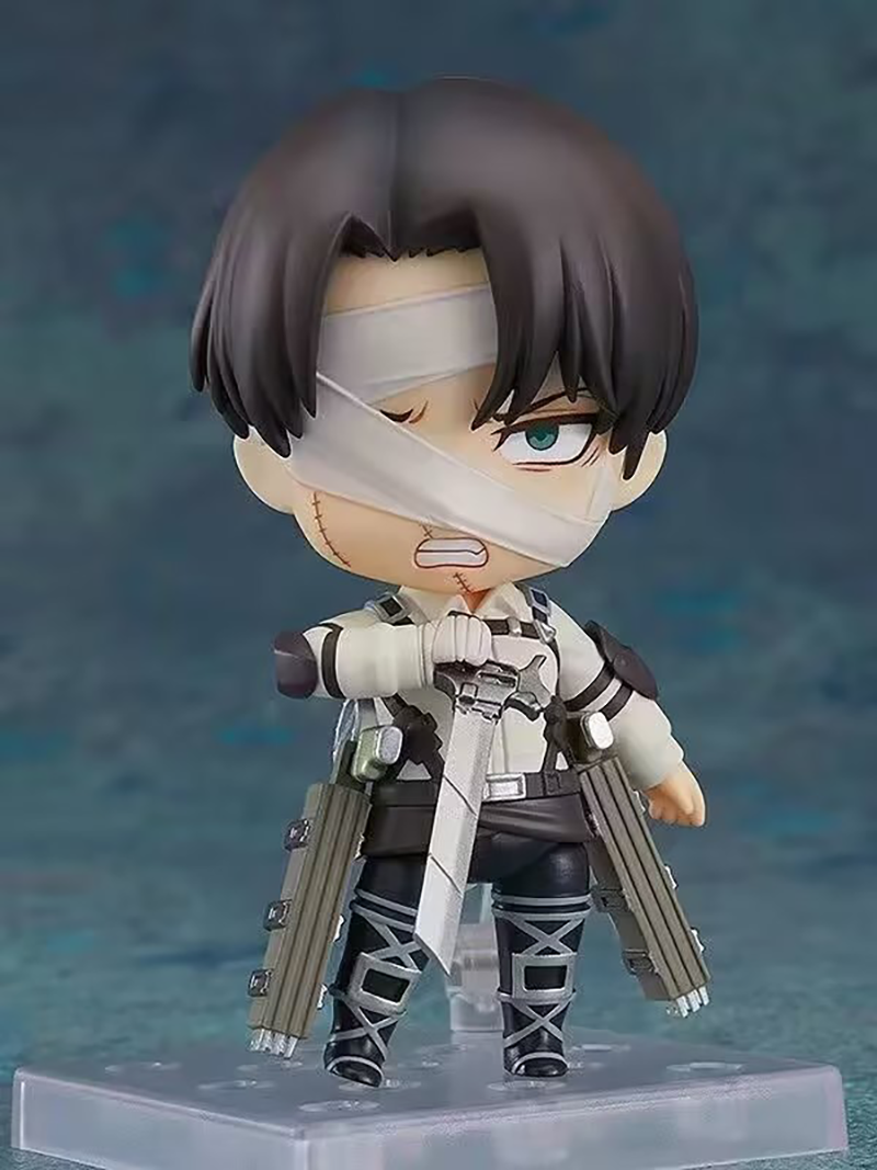 Attack on Titan Levi Ackerman Eren Yeager Statue Action Figure Collection Premium Anime Model Toy Fans Collectors Decoration