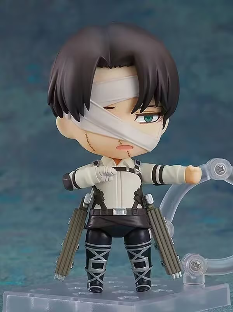 Attack on Titan Levi Ackerman Eren Yeager Statue Action Figure Collection Premium Anime Model Toy Fans Collectors Decoration