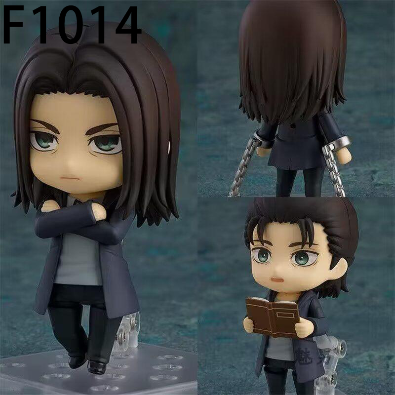Attack on Titan Levi Ackerman Eren Yeager Statue Action Figure Collection Premium Anime Model Toy Fans Collectors Decoration