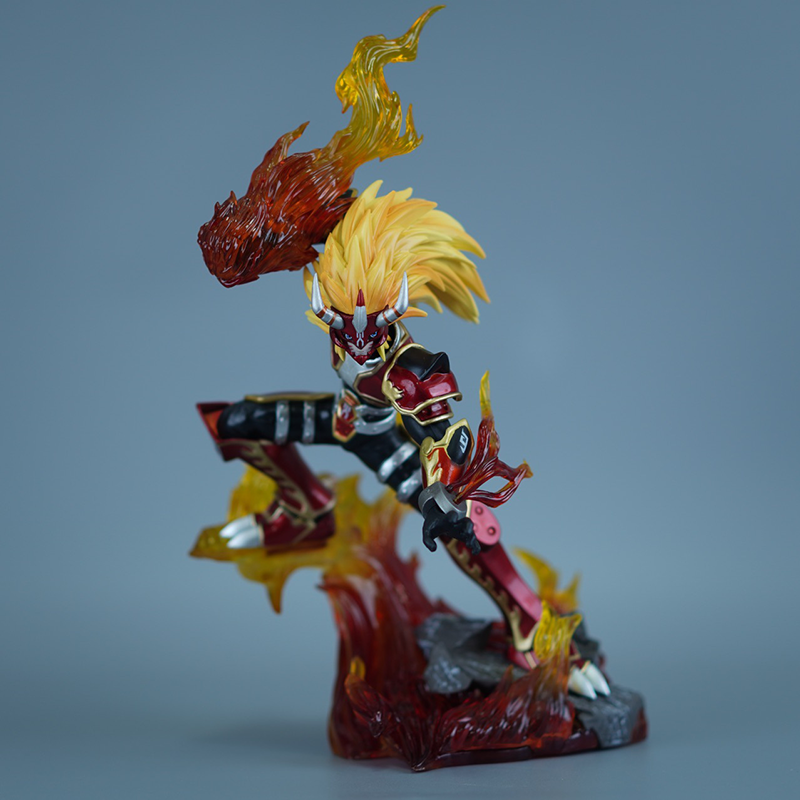 Digimon Agunimon Lobomon Fairymon Statue Action Figure Collection Premium Anime Model Toy Fans Collectors Decoration