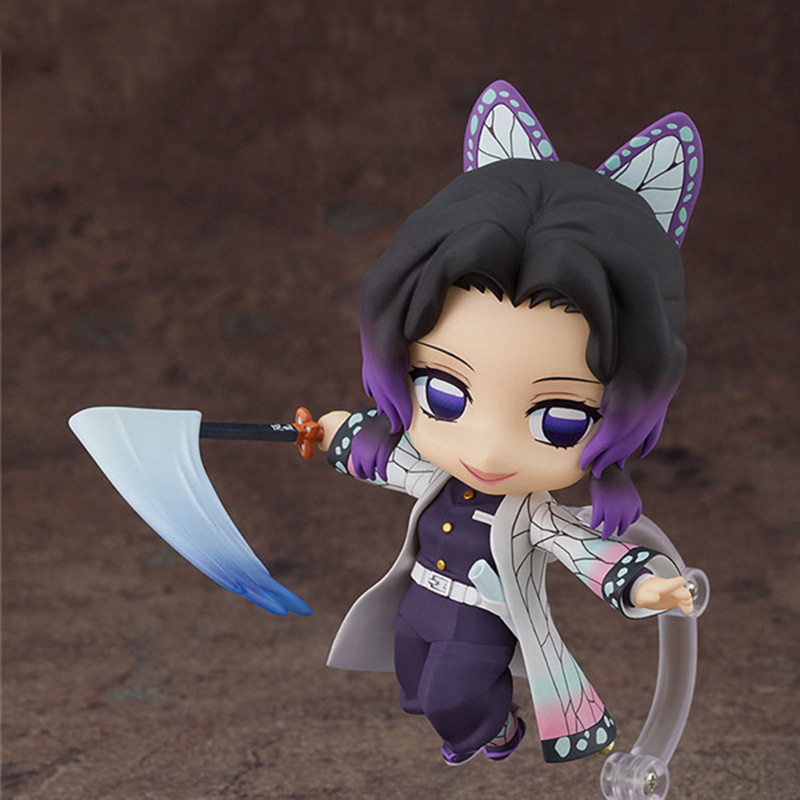 Demon Slayer Tengen Uzui Shinobu Kocho Chibi Statue Action Figure Collection Premium Anime Model Toy Fans Collectors Decoration