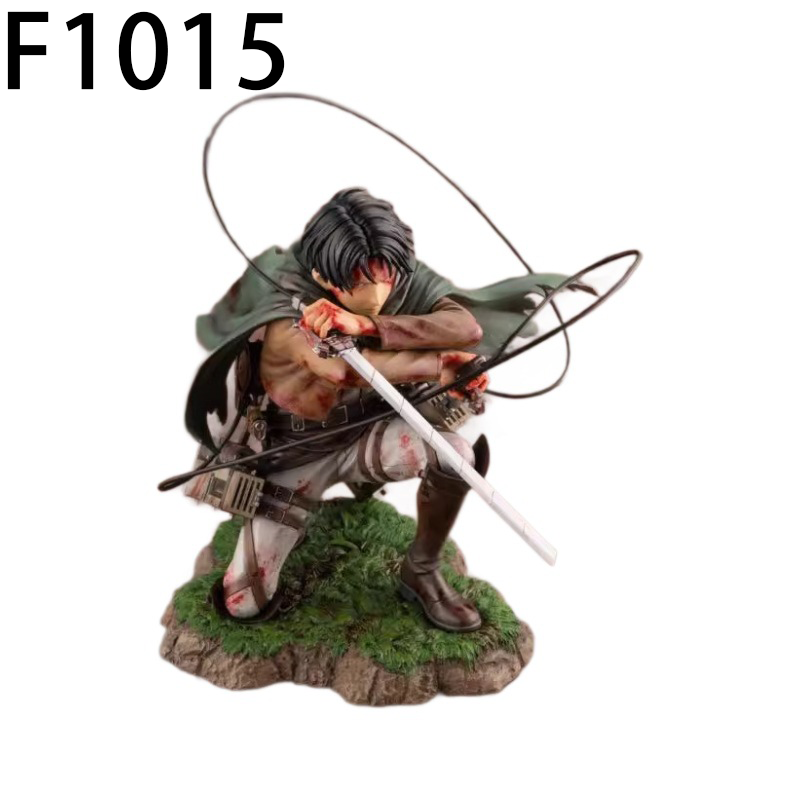 Attack on Titan Levi Ackerman Statue Action Figure Collection Premium Anime Model Toy Fans Collectors Decoration