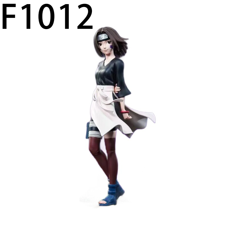 Naruto Shippuden Sasuke Uchiha Rin Nohara Statue Action Figure Collection Premium Anime Model Toy Fans Collectors Decoration