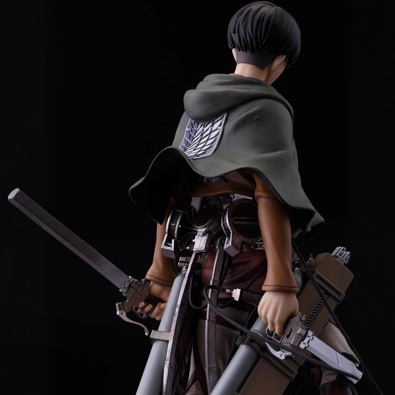 Attack on Titan Levi Ackerman Statue Action Figure Collection Premium Anime Model Toy Fans Collectors Decoration