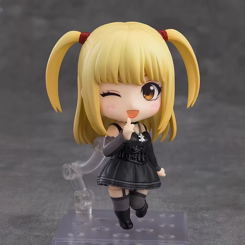 Death Note Misa Amane Chibi Statue Action Figure Collection Premium Anime Model Toy Fans Collectors Decoration