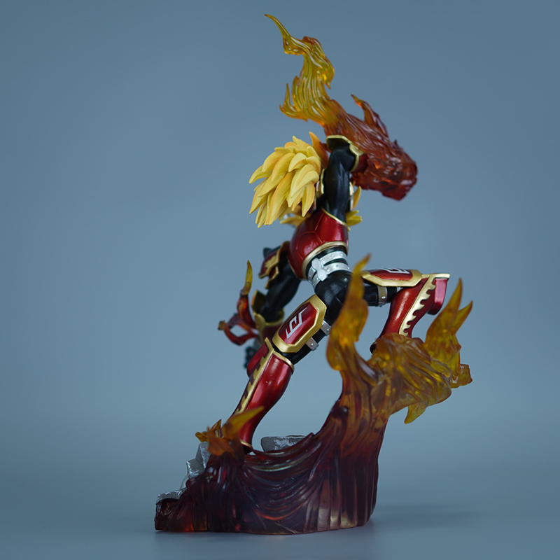 Digimon Agunimon Lobomon Fairymon Statue Action Figure Collection Premium Anime Model Toy Fans Collectors Decoration