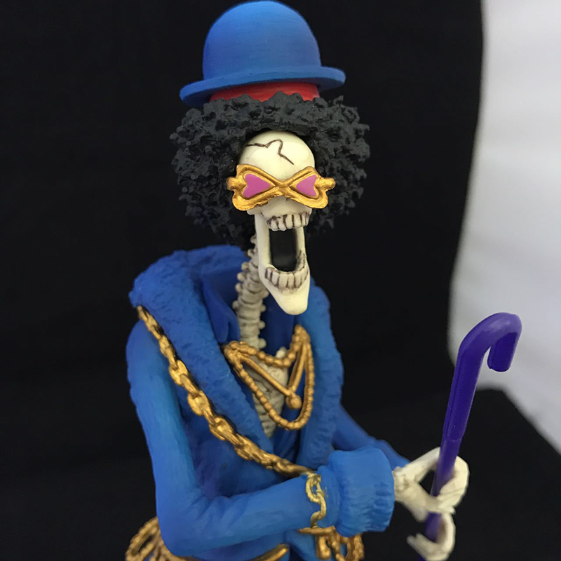 One Piece Brook Statue Action Figure Collection Premium Anime Model Toy Fans Collectors Decoration