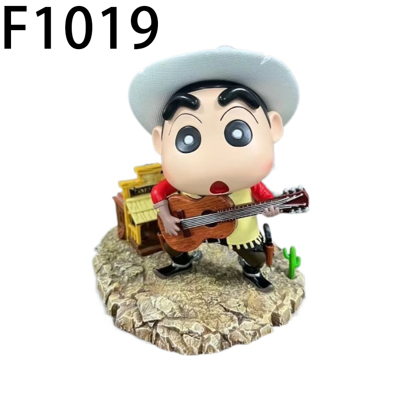 Crayon Shin Chan Statue Action Figure Collection Premium Anime Model Toy Fans Collectors Decoration