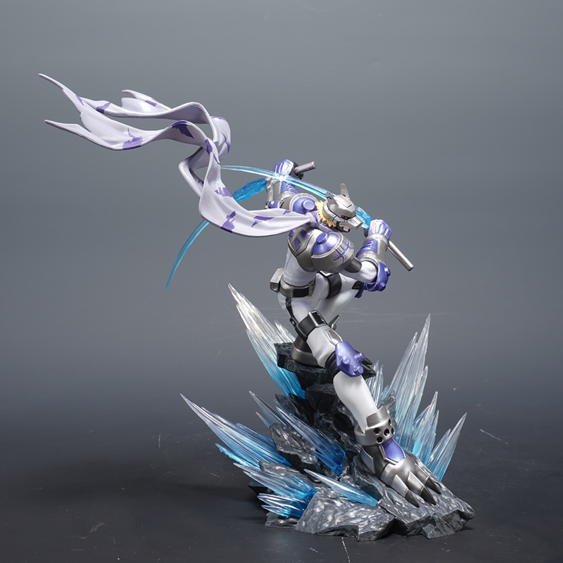 Digimon Agunimon Lobomon Fairymon Statue Action Figure Collection Premium Anime Model Toy Fans Collectors Decoration