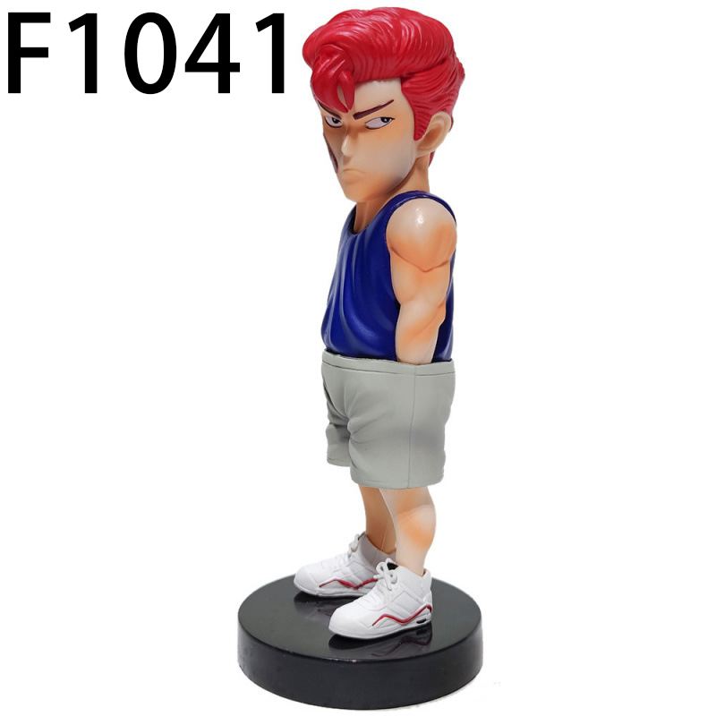Slam Dunk Hanamichi Sakuragi Kaede Rukawa High Five Statue Action Figure Collection Premium Anime Model Toy Fans Decoration