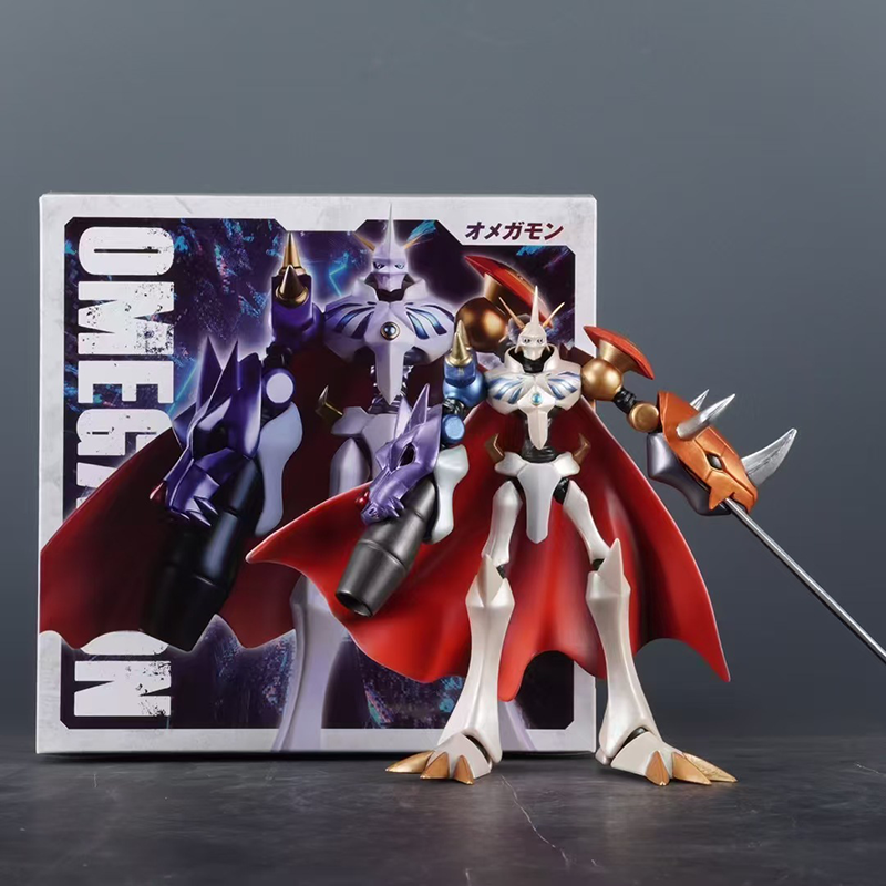 Digimon Garudamon Omegamon Statue Action Figure Collection Premium Anime Model Toy Fans Collectors Decoration