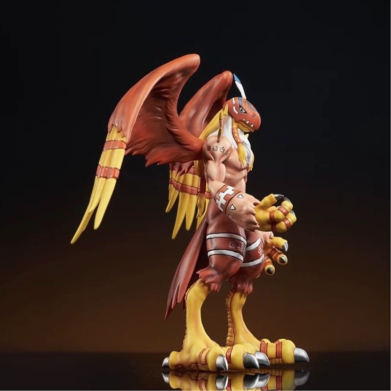 Digimon Garudamon Omegamon Statue Action Figure Collection Premium Anime Model Toy Fans Collectors Decoration