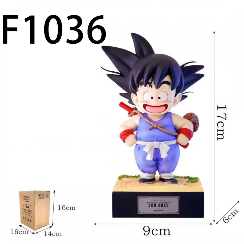 Dragon Ball Kid Goku Kid Krillin Statue Action Figure Collection Premium Anime Model Toy Fans Collectors Decoration