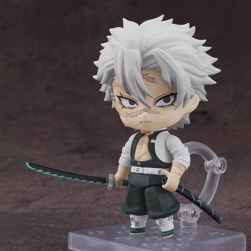 Demon Slayer Sanemi Shinazugawa Genya Shinazugawa Statue Action Figure Collection Premium Anime Model Toy Fans Decoration