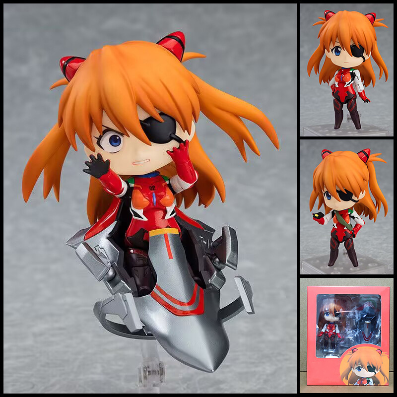 Neon Genesis Evangelion Asuka Langley Rei Ayanami Statue Action Figure Collection Premium Anime Model Toy Fans Collectors Decoration