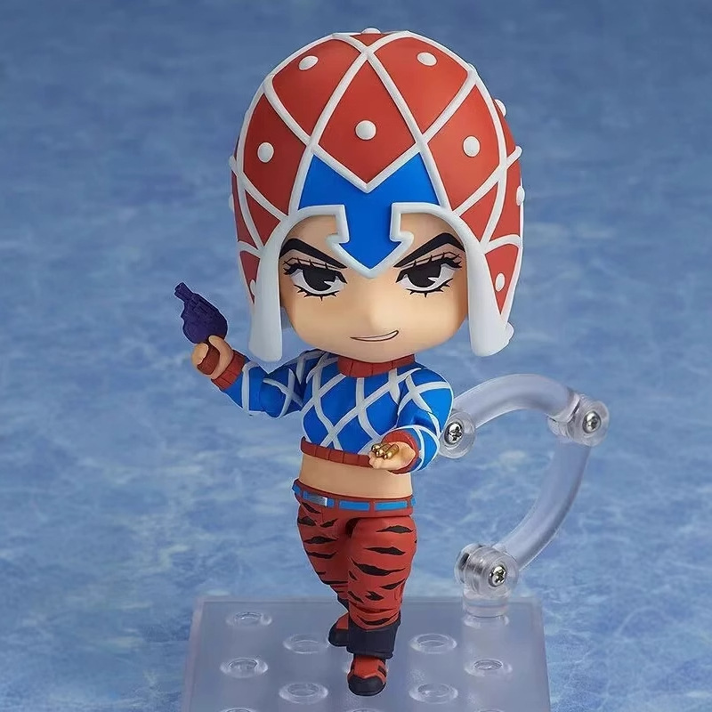 JoJo's Bizarre Adventure Kars Bruno Bucciarati Guido Mista Chibi Statue Action Figure Collection Premium Anime Model Toy Fans