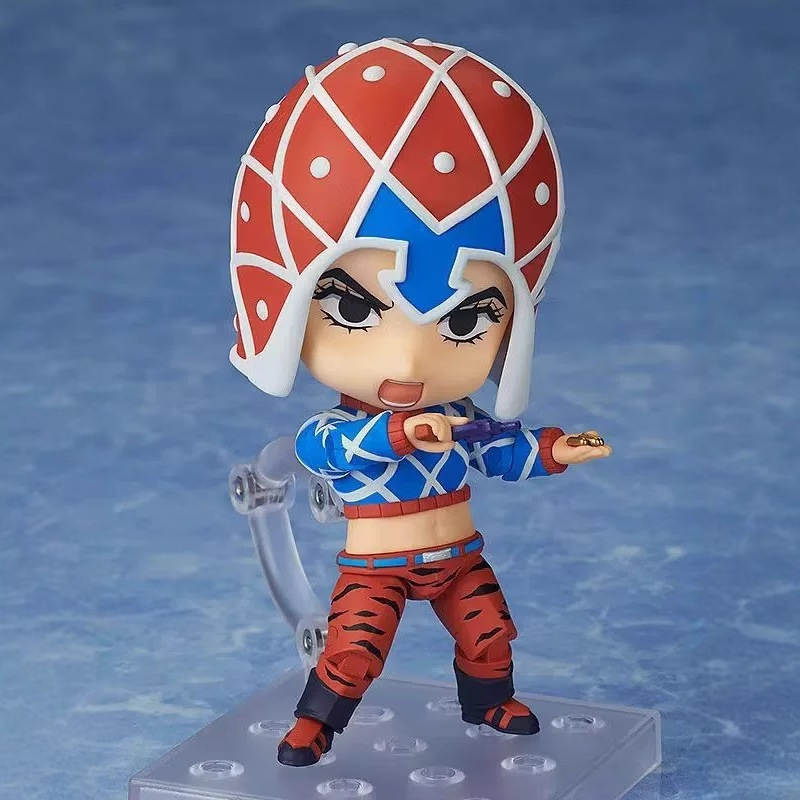 JoJo's Bizarre Adventure Kars Bruno Bucciarati Guido Mista Chibi Statue Action Figure Collection Premium Anime Model Toy Fans